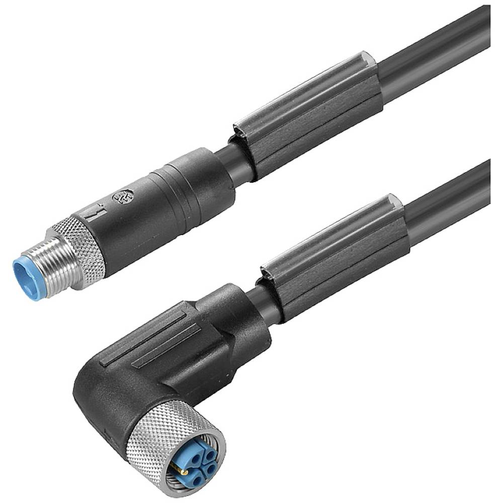 Weidmüller SAIL-M12GM12W-K-5.0P připojovací kabel pro senzory - aktory, 2455270500, piny: 4+PE, 5.00 m, 1 ks
