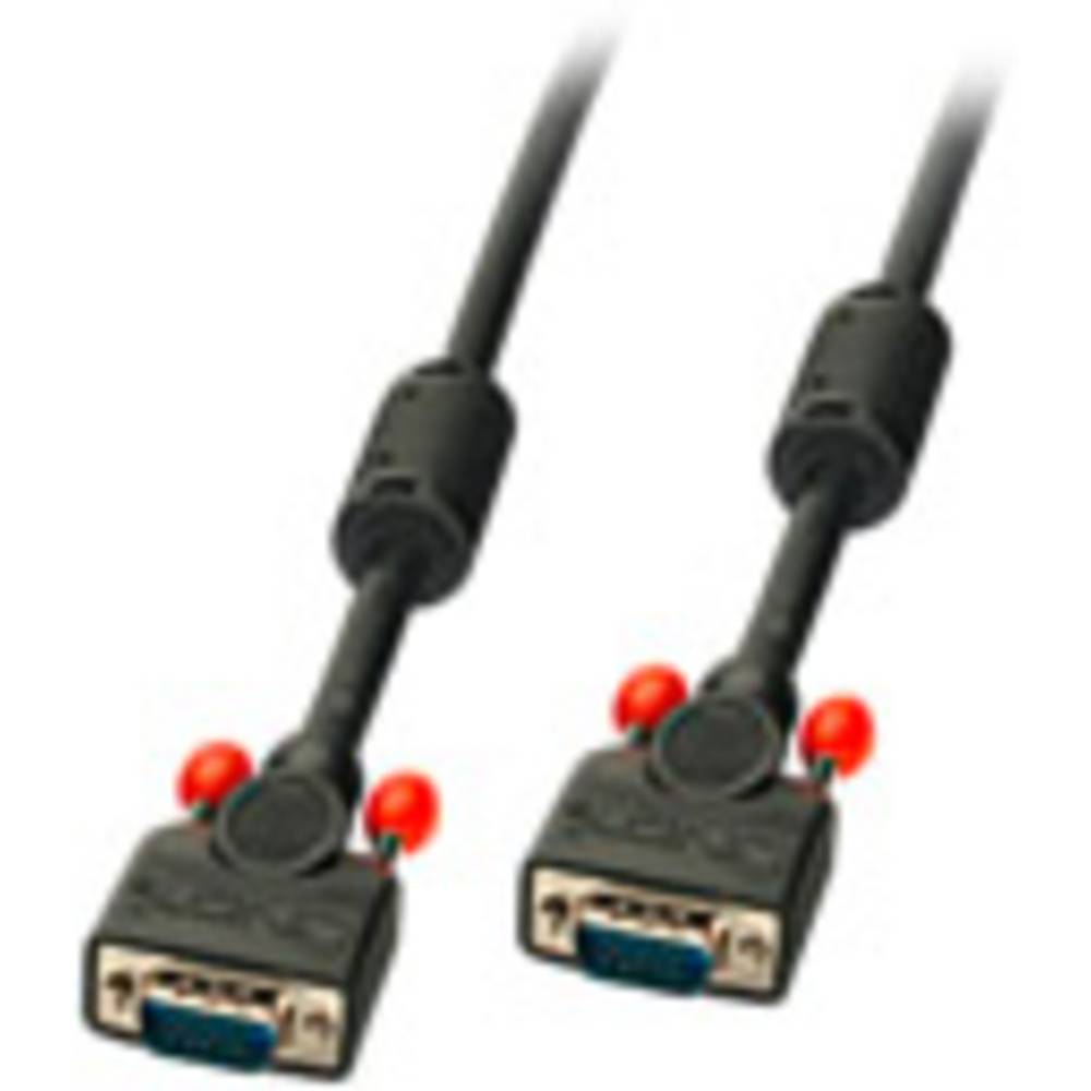 LINDY 36380 VGA kabel [1x VGA zástrčka - 1x VGA zástrčka] černá 30.00 m