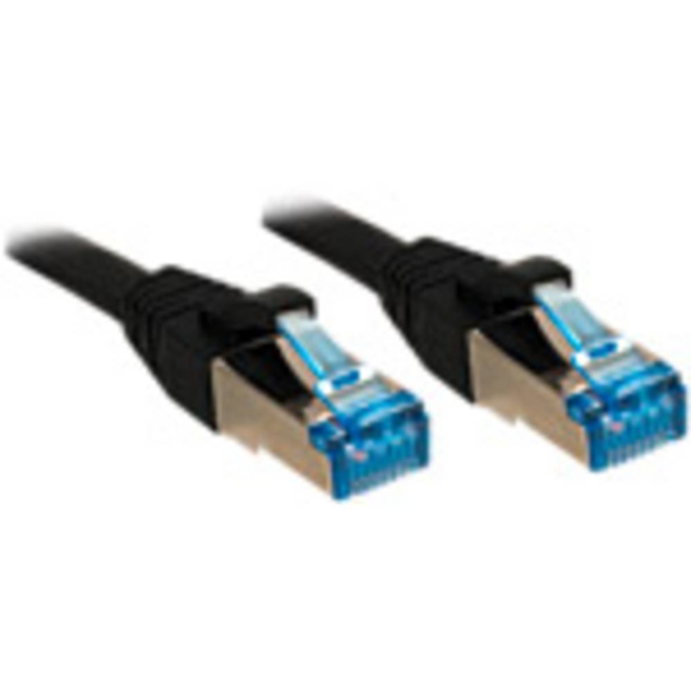 LINDY 47183 RJ45 síťové kabely, propojovací kabely CAT 6A S/FTP 10.00 m černá 1 ks