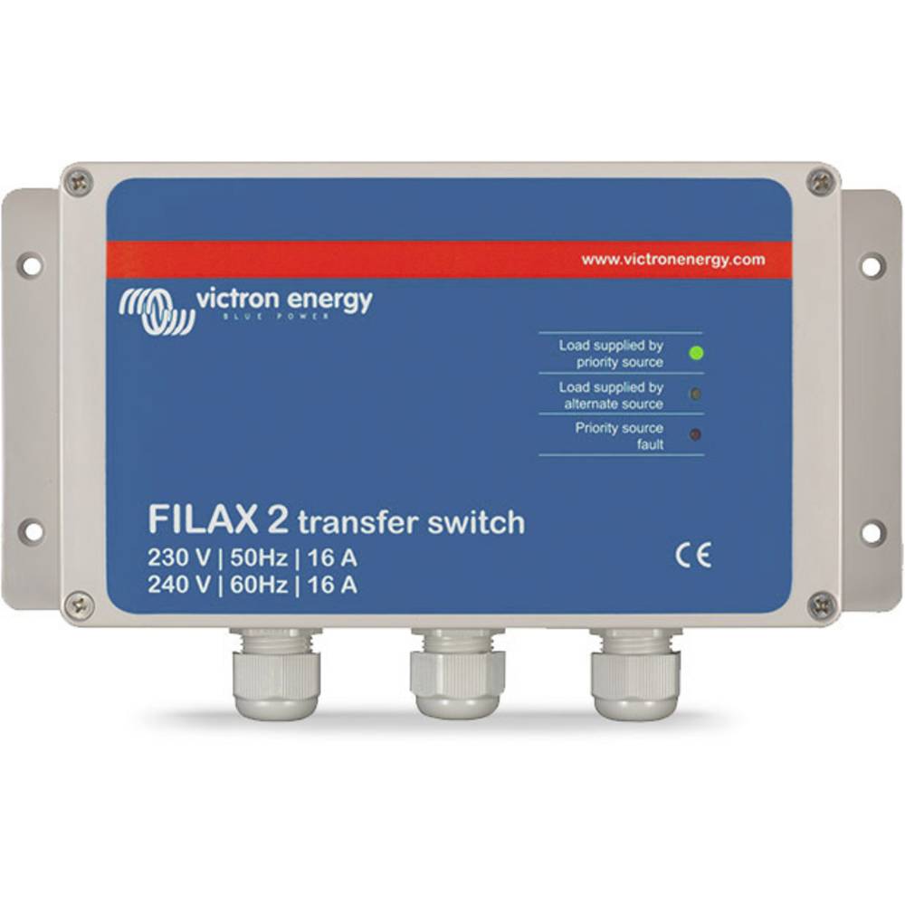 Victron Energy dálkové ovládání Filax 2 Transfer Switch CE 230V/50Hz-240V/60Hz SDFI0000000 255 mm x 120 mm x 75 mm
