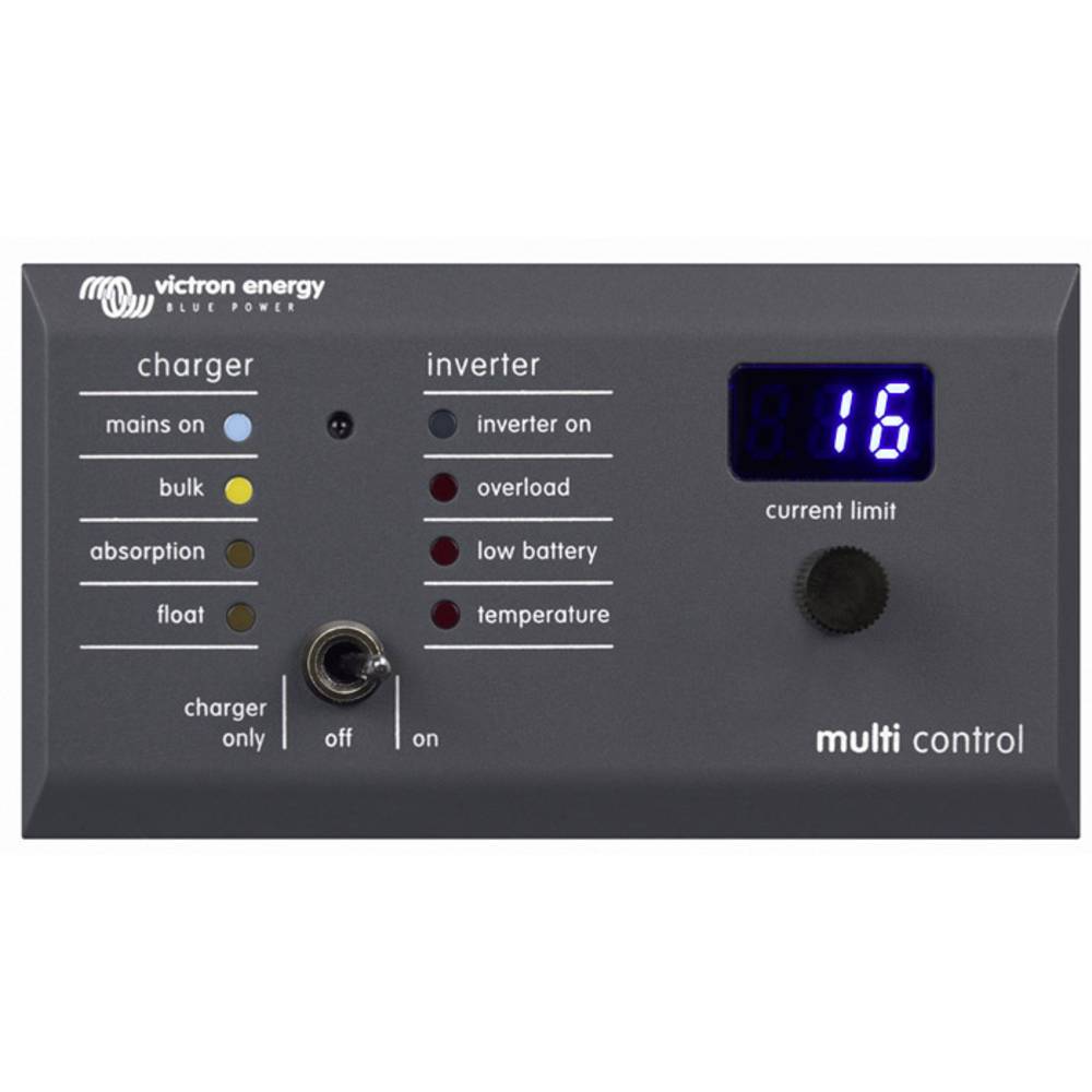Victron Energy dálkové ovládání Digital Multi Control 200/200A REC020005010 55 mm x 160 mm x 115 mm Vhodné pro model (st