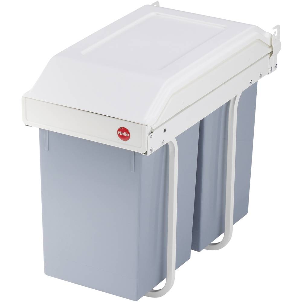 Hailo Multi-Box Duo L 3659-001 systém třídění odpadu 28 l ocelový plech (š x v x h) 262 x 505 x 448 mm šedá, bílá 1 ks