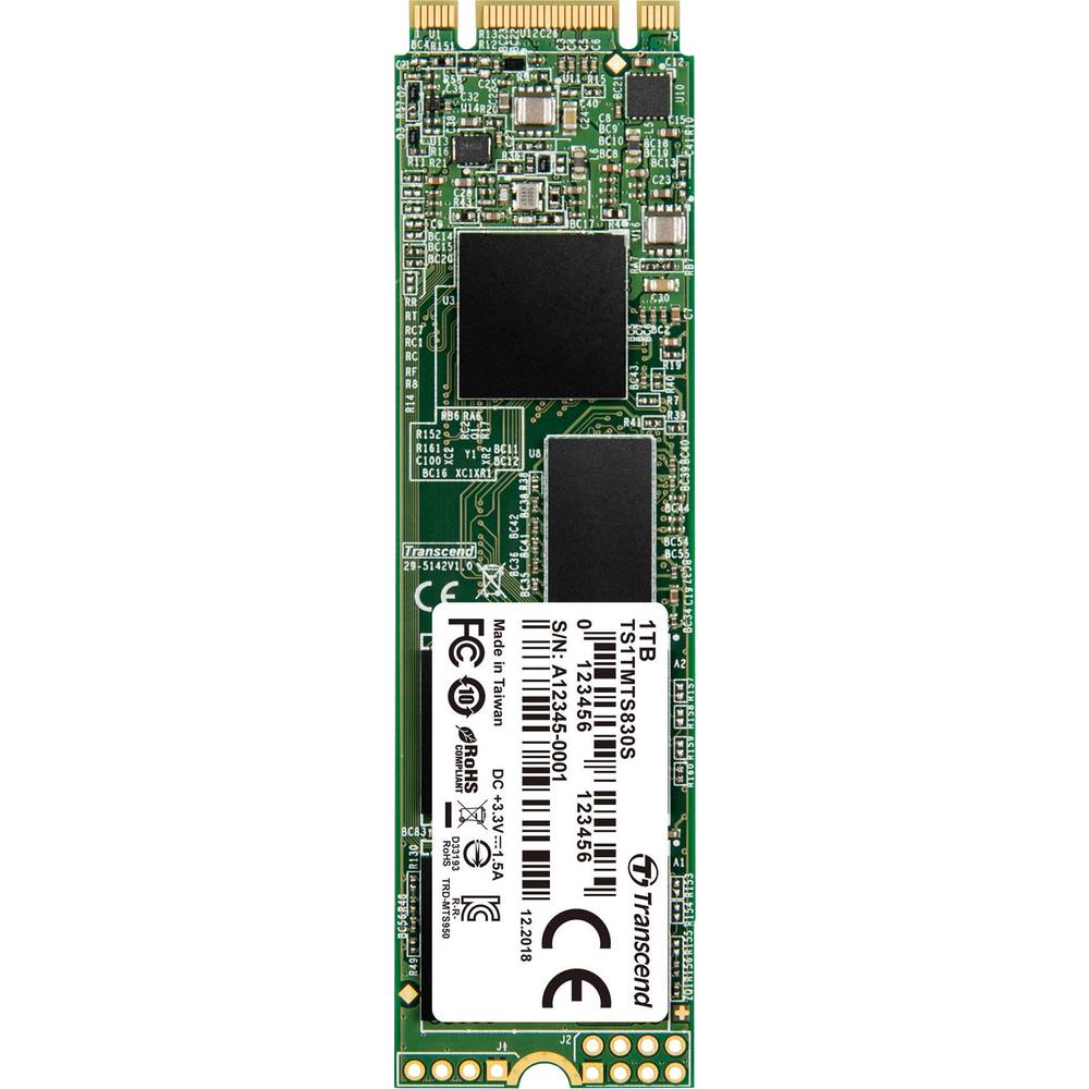 Transcend 830S 1 TB interní SSD disk SATA M.2 2280 M.2 SATA 6 Gb/s Retail TS1TMTS830S