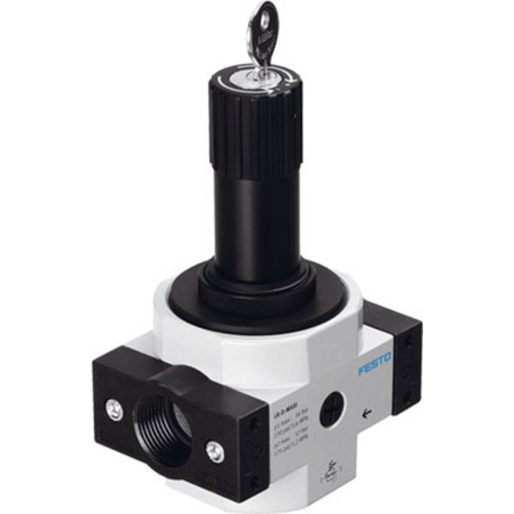 FESTO ventil pro regulaci tlaku 194632 LRS-1/4-D-7-O-MIDI Materiál pouzdra zinkový tlakový odlitek Těsnicí materiál NBR