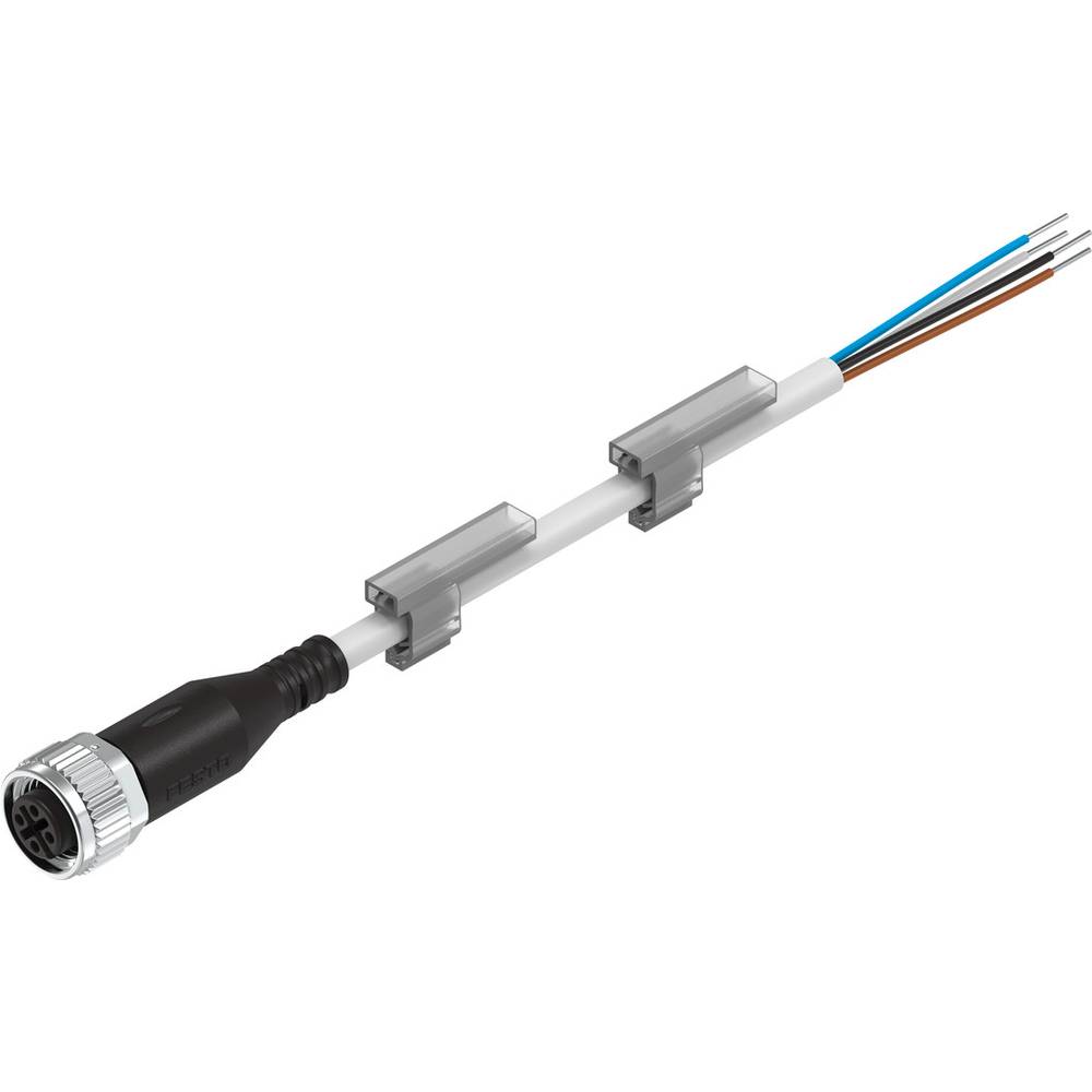 FESTO NEBU-M12G5-K-7-LE4 připojovací kabel pro senzory - aktory, 8003134, piny: 4, 7.00 m, 1 ks