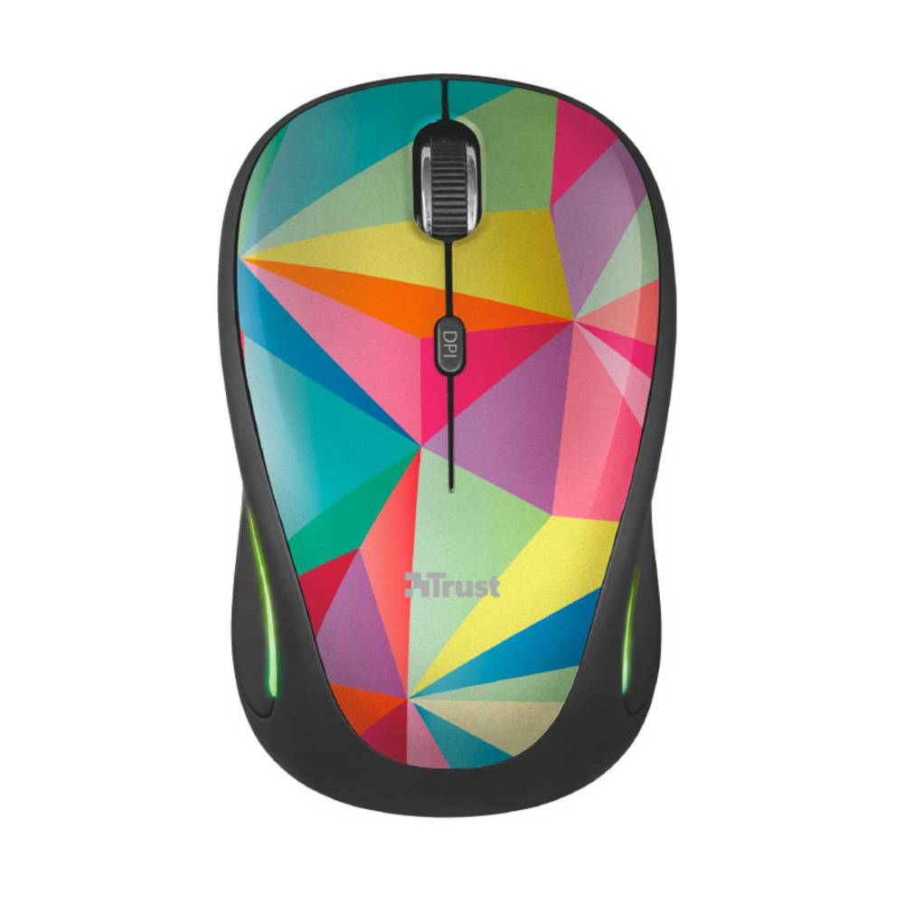 Trust Yvi FX drátová myš bezdrátový optická barevná 4 tlačítko 1600 dpi