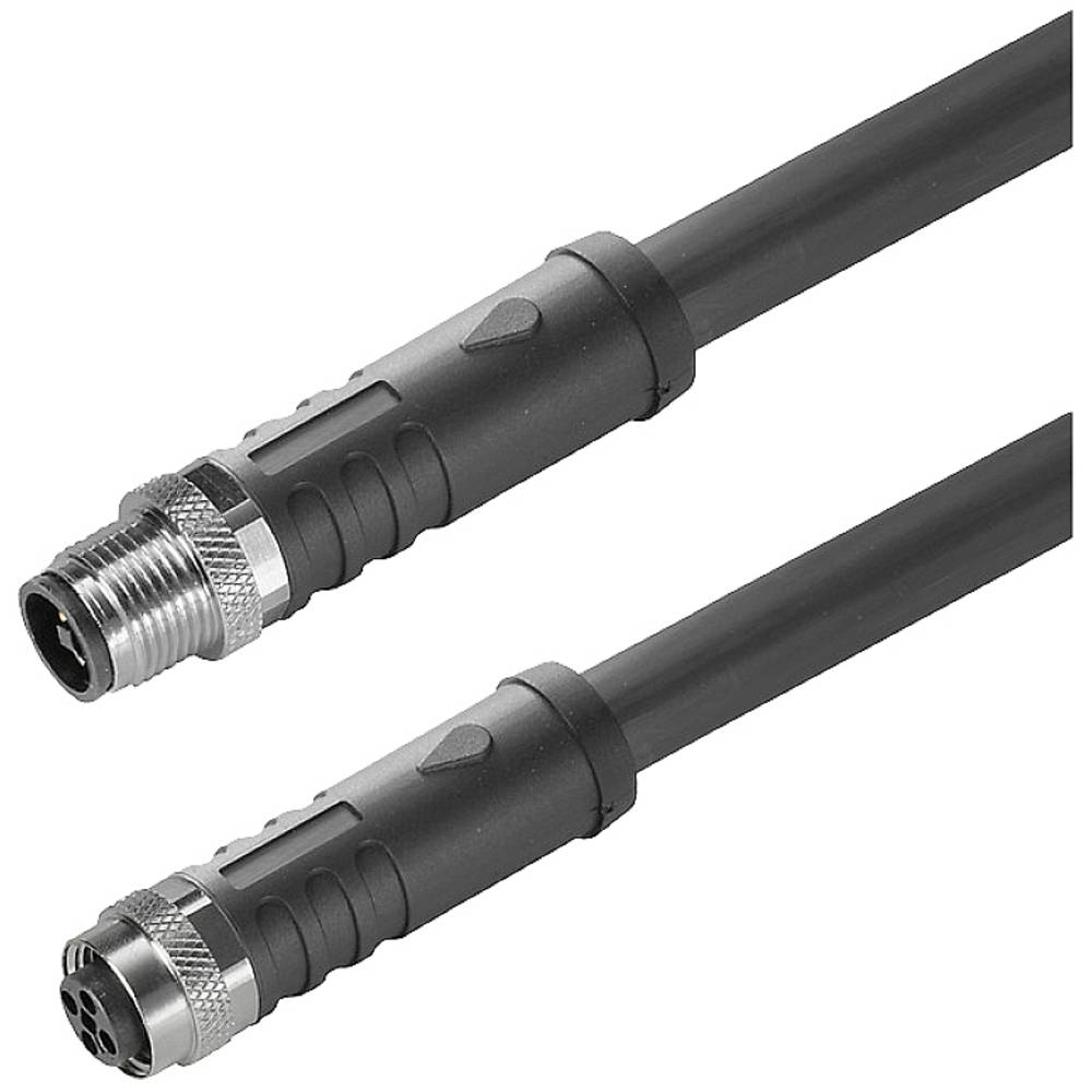 Weidmüller SAIL-M12GM12G-T-5.0P připojovací kabel pro senzory - aktory, 2050760500, piny: 4, 5.00 m, 1 ks