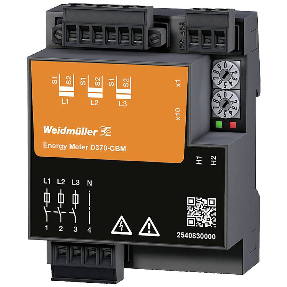 Weidmüller ENERGY METER D370-CBM digitální panelový měřič