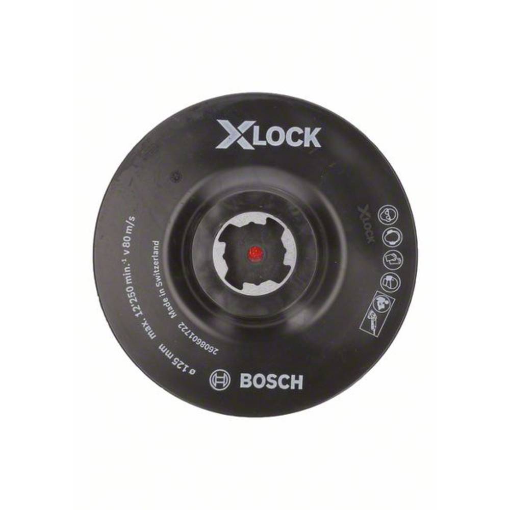 Opěrný talíř X-LOCK, se suchým zipem 125 mm Bosch Accessories 2608601722