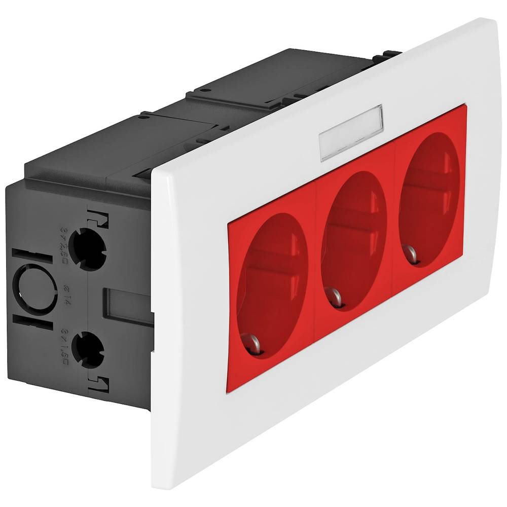 OBO Bettermann 6119435 přístrojová vložka zásuvka (š x v x h) 185 x 84 x 60 mm 1 ks červená