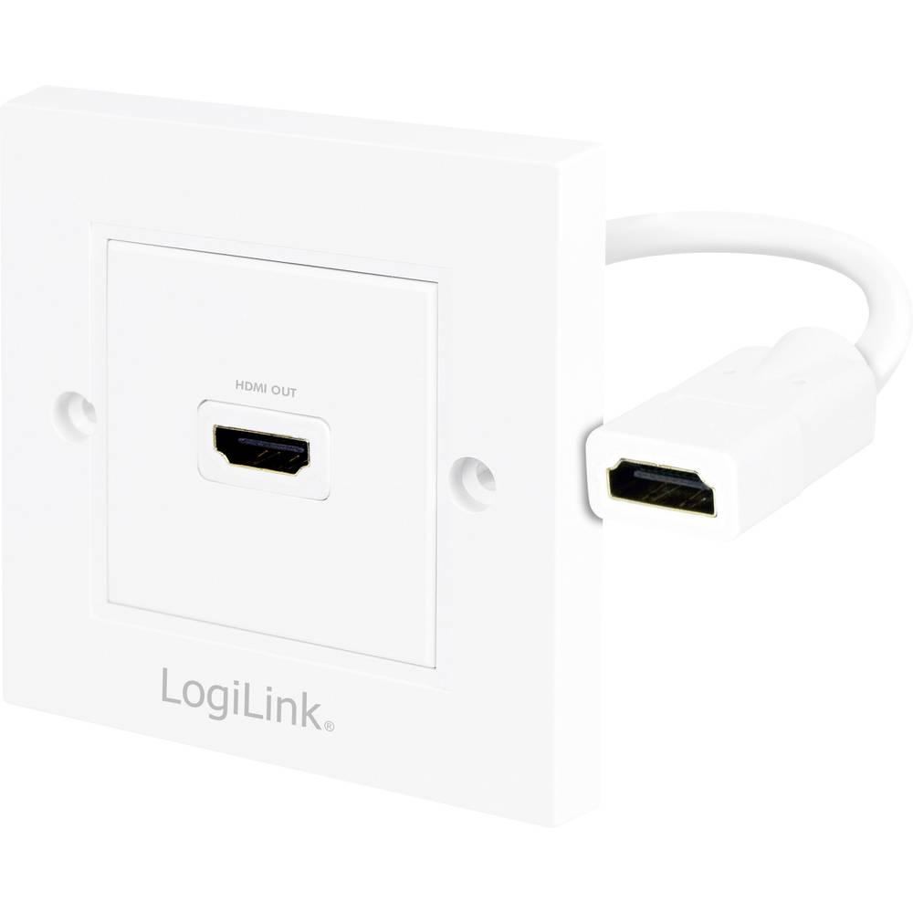 LogiLink AH0014 HDMI adaptér [1x HDMI zásuvka - 1x HDMI zásuvka] bílá