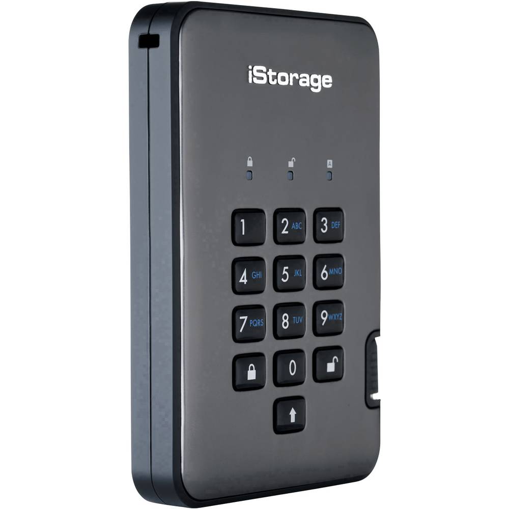 iStorage diskAshur PRO 2® 1 TB externí SSD disk USB 3.2 Gen 2 (USB 3.1) IS-DAP2-256-SSD-1000-C-G