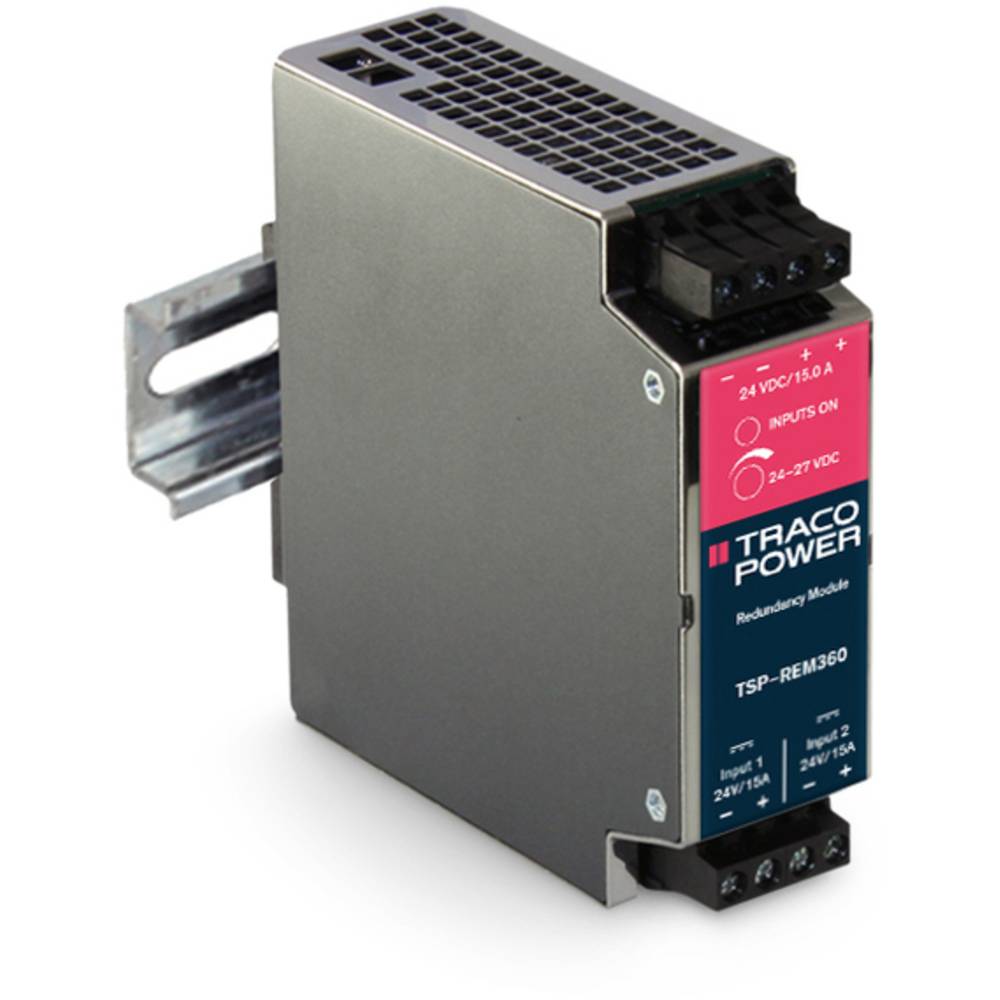 TracoPower TSP-REM360 redundantní modul na DIN lištu, 15000 mA, 360 W, výstupy 1 x
