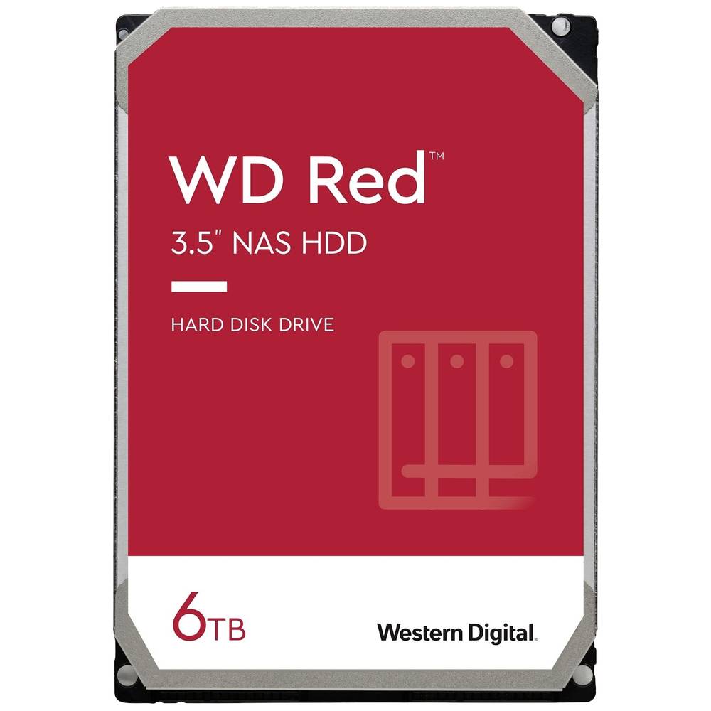 Western Digital WD Red™ 6 TB interní pevný disk 8,9 cm (3,5) SATA 6 Gb/s WD60EFAX Bulk