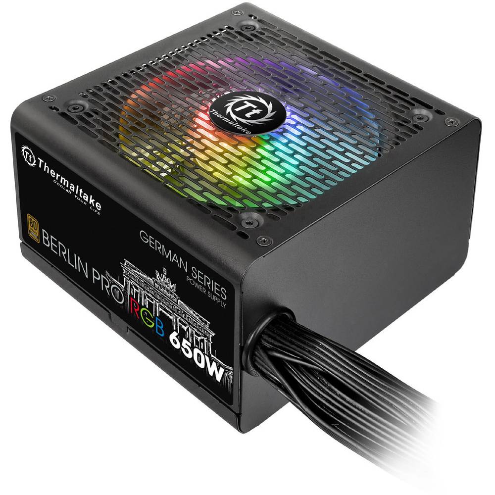 Thermaltake Berlin Pro RGB PC síťový zdroj 650 W ATX 80 PLUS® Bronze