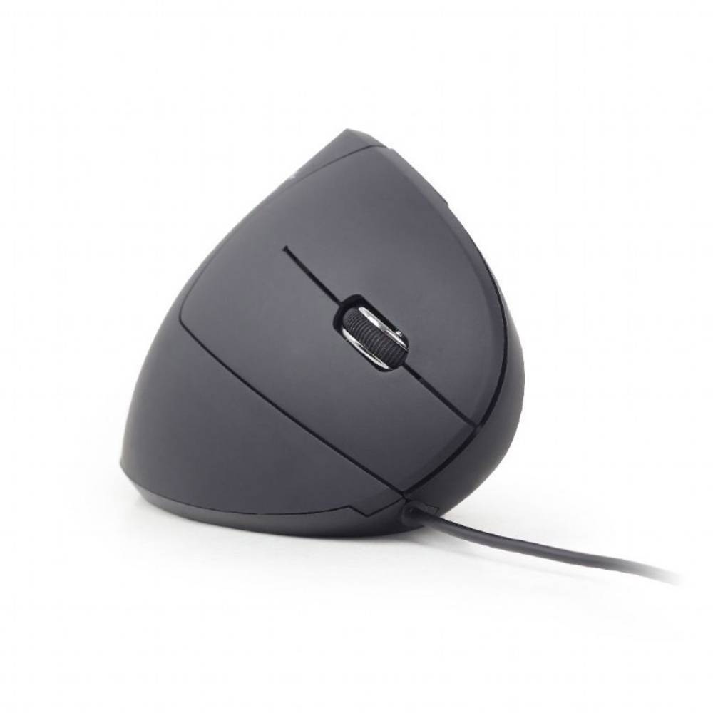 Gembird MUS-ERGO-01 ergonomická myš USB optická černá 6 tlačítko 1200 dpi, 1600 dpi, 2400 dpi, 3200 dpi ergonomická