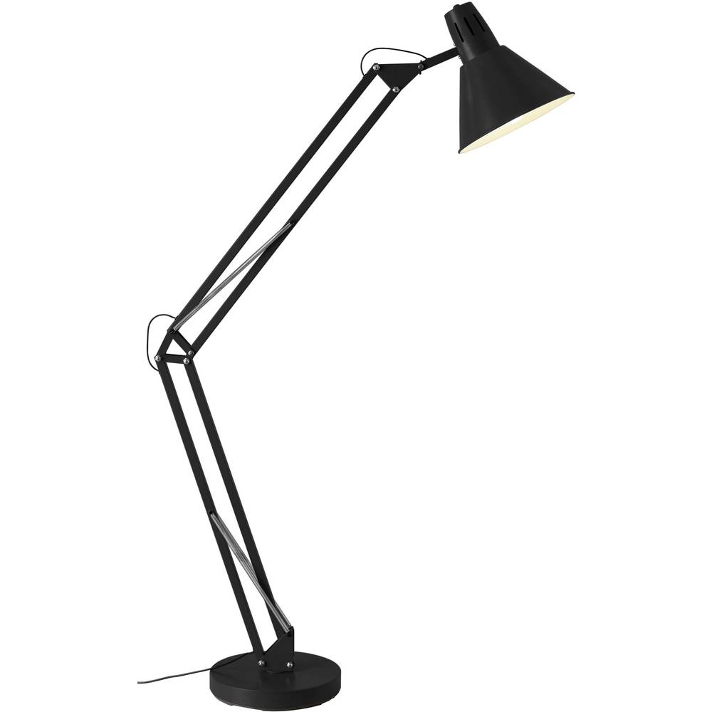 Brilliant Winston 92710/06 stojací lampa LED E27 60 W černá