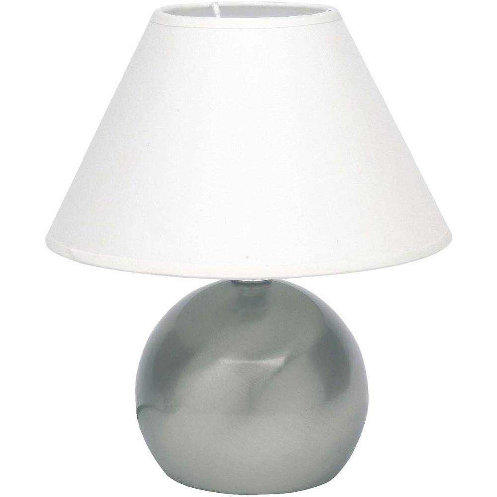 Brilliant Tarifa 62447/05 stolní lampa LED E14 40 W nerezová ocel, bílá