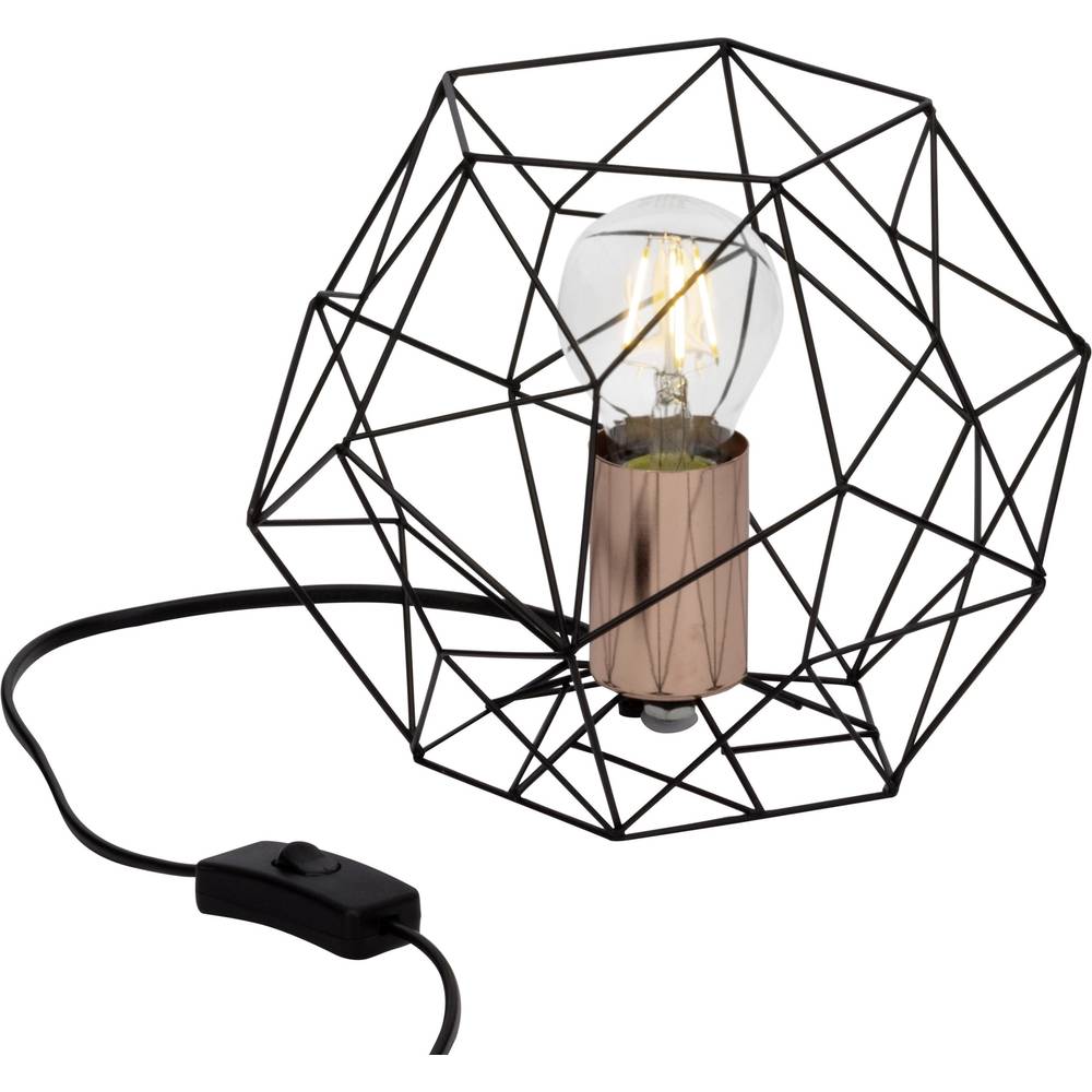 Brilliant Synergy 93593/76 stolní lampa LED E27 60 W černá, měděná