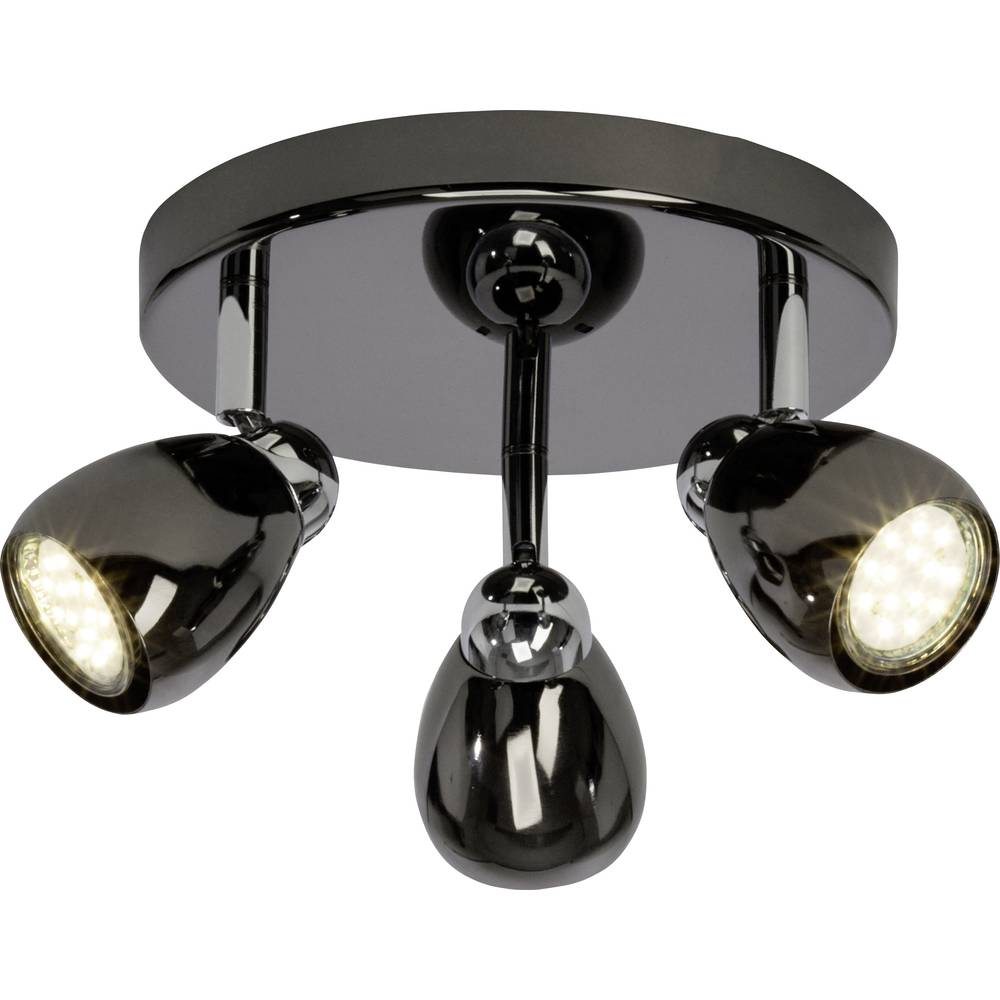 Brilliant Milano G21734/76 stropní lampa LED GU10 9 W chrom, černá