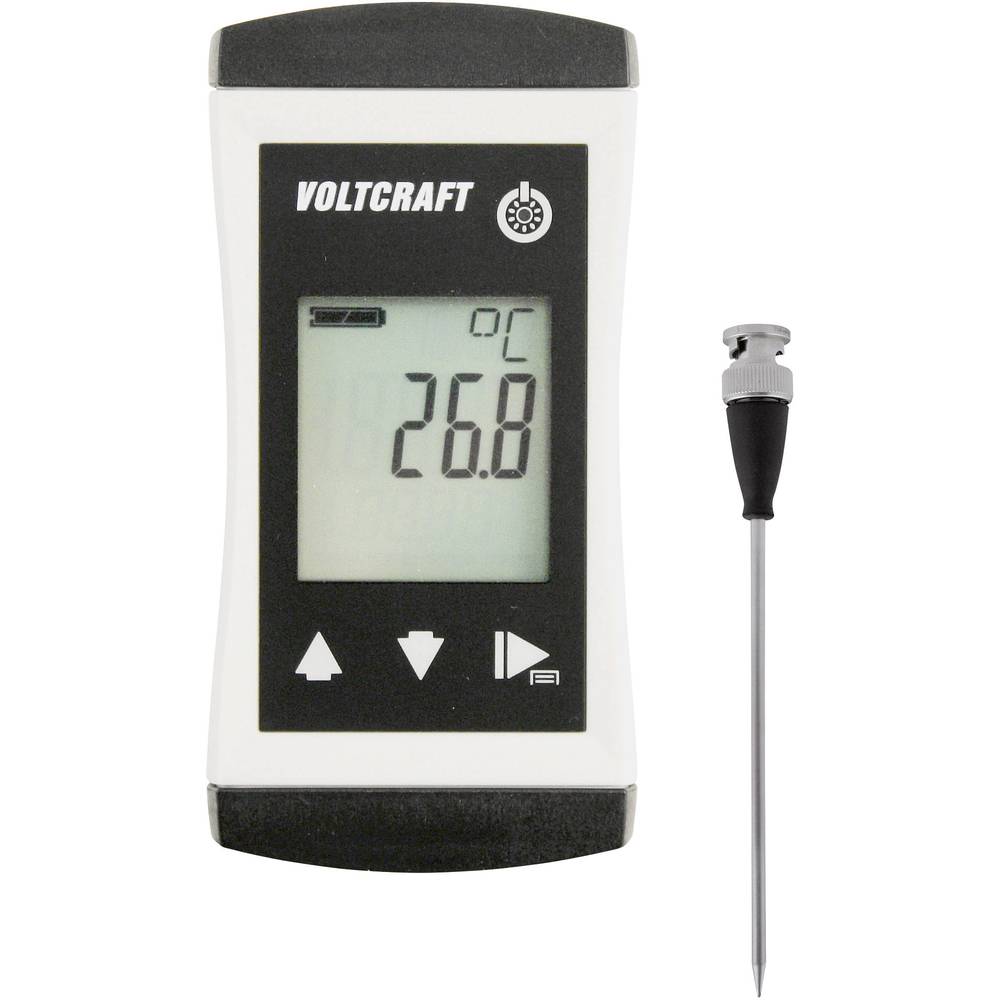 VOLTCRAFT PTM 100 + TPT-207 teploměr Kalibrováno dle (ISO) -200 - 450 °C typ senzoru Pt1000 IP65