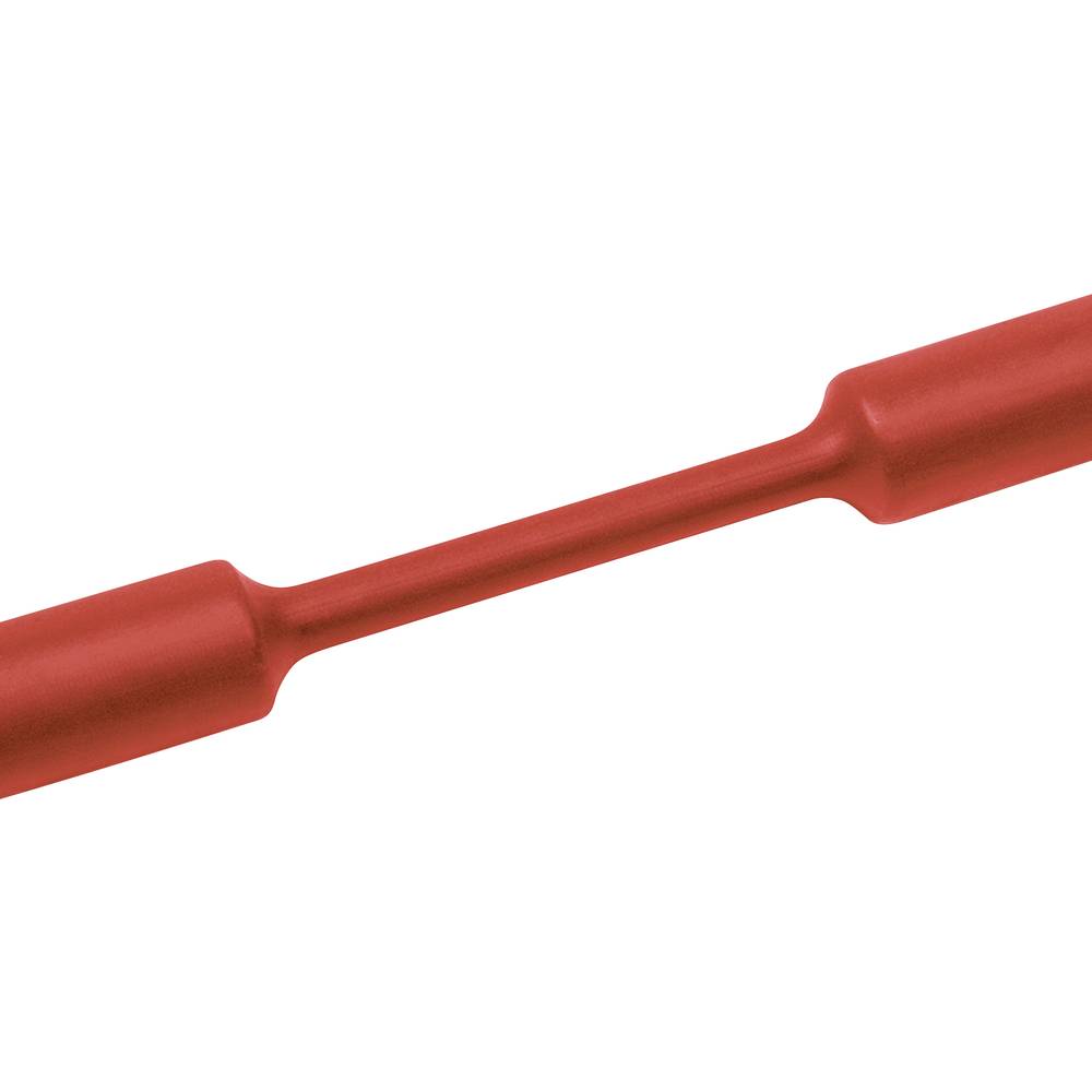HellermannTyton 333-31802 smršťovací bužírka bez lepidla červená 18 mm 6 mm Poměr smrštění:3:1 metrové zboží