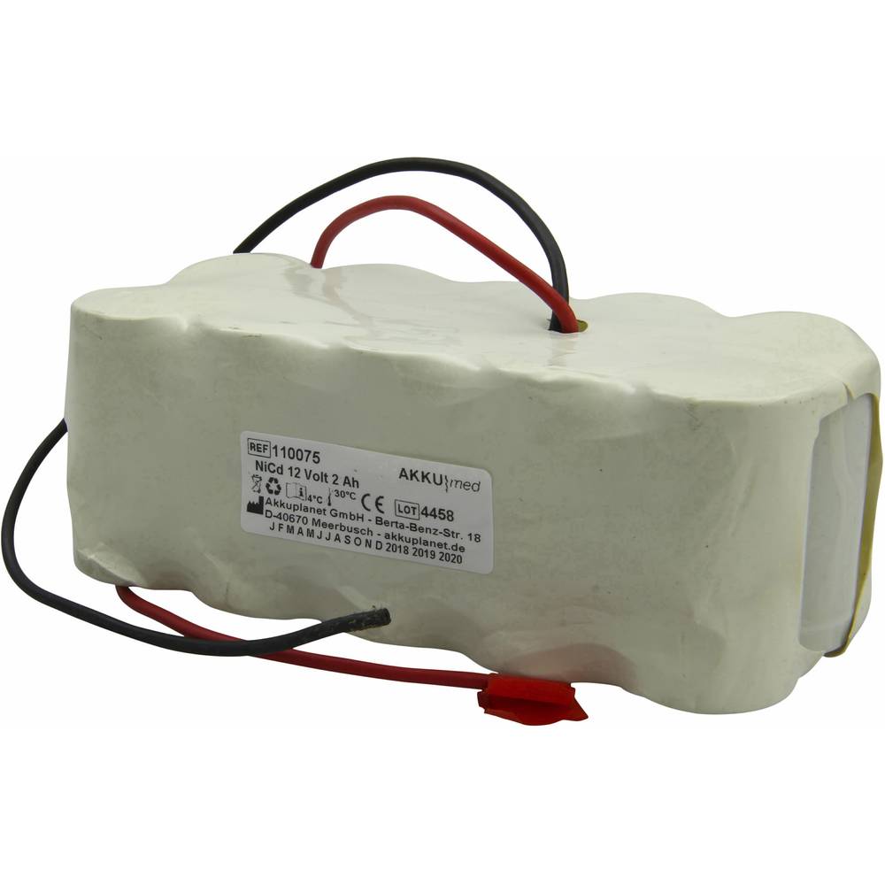 Akku Med akumulátor pro lékařské přístroje Náhrada za originální akumulátor Schi3000-12 Schiwa, MGVG 12 V 2000 mAh