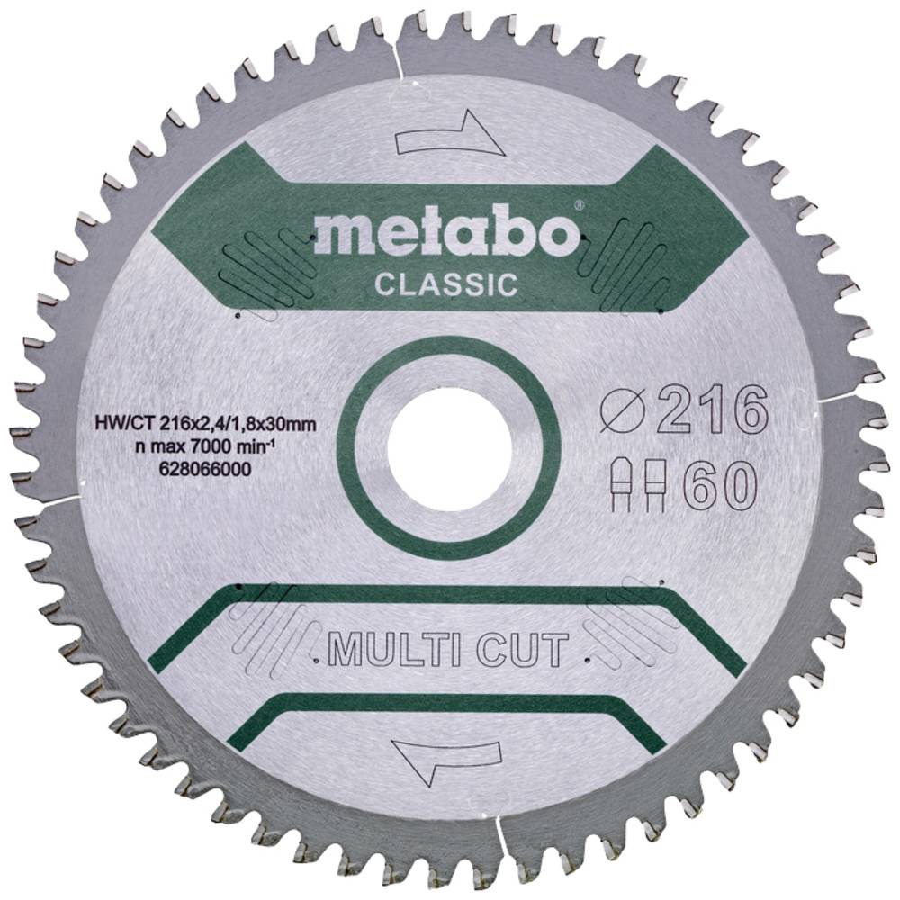 Metabo 628066000 pilový kotouč 216 mm 1 ks