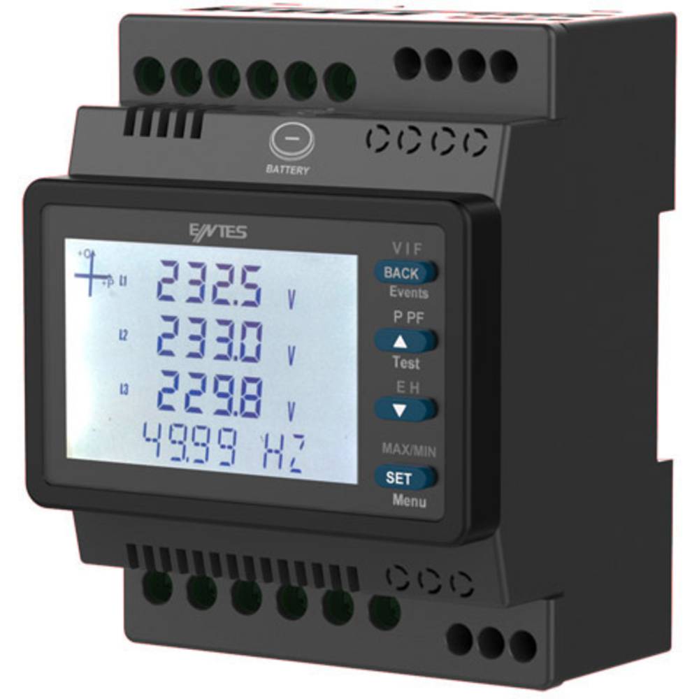 ENTES MPR-24 digitální měřič na DIN lištu