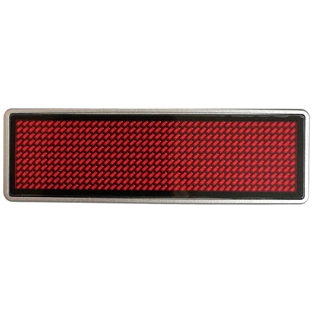 LED štítek se jménem červená 44 x 11 Pixel (š x v x h) 93 x 30 x 6 mm 125906