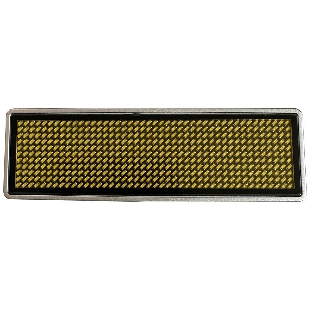 LED štítek se jménem oranžová 44 x 11 Pixel (š x v x h) 93 x 30 x 6 mm 125912