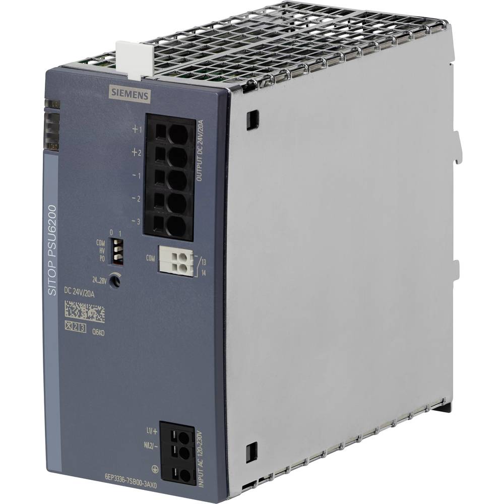 Siemens 6EP3336-7SB00-3AX0 síťový adaptér / napájení, 24 V, 20 A, 480 W, výstupy 1 x