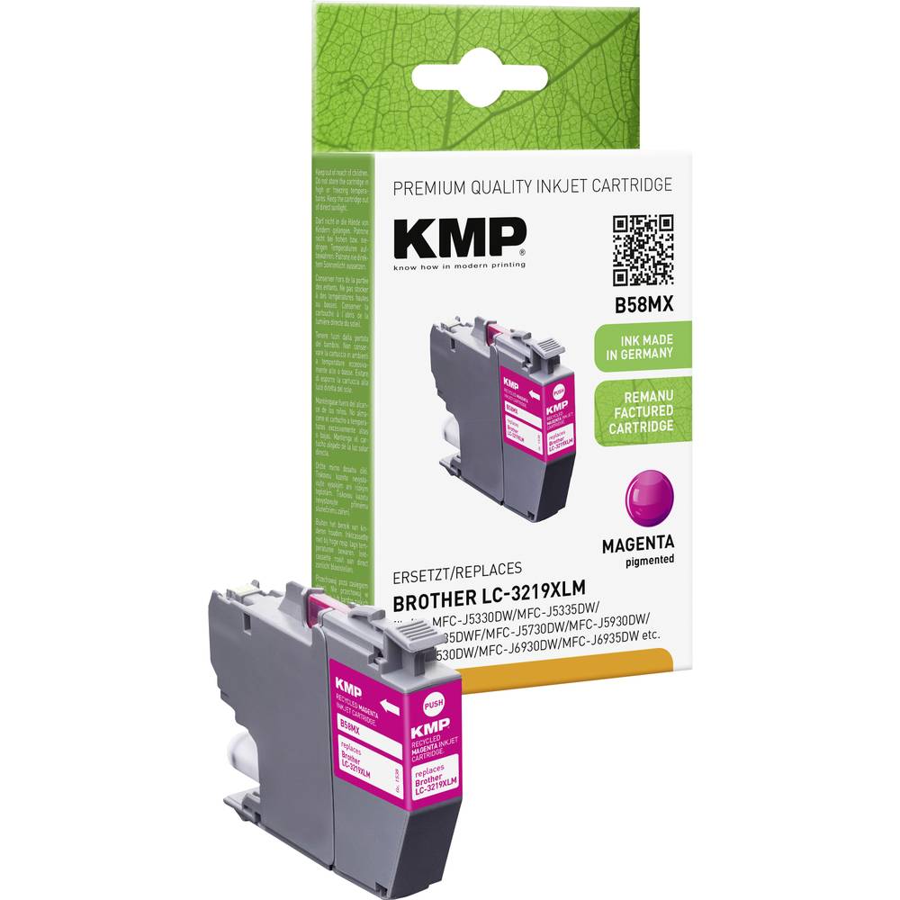 KMP Ink náhradní Brother LC-3219XLM kompatibilní purppurová B58MX 1538,4006