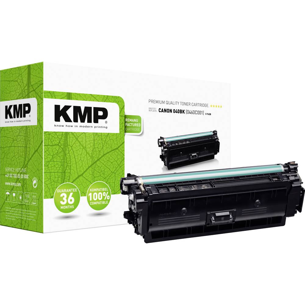 KMP náplň do tiskárny náhradní Canon 040 kompatibilní černá 6300 Seiten C-T42B