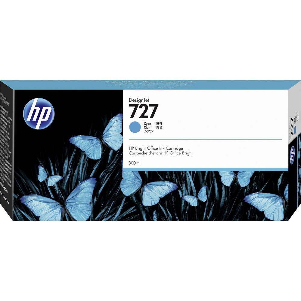 HP Ink 727 originál azurová 300 ml F9J76A 1 ks
