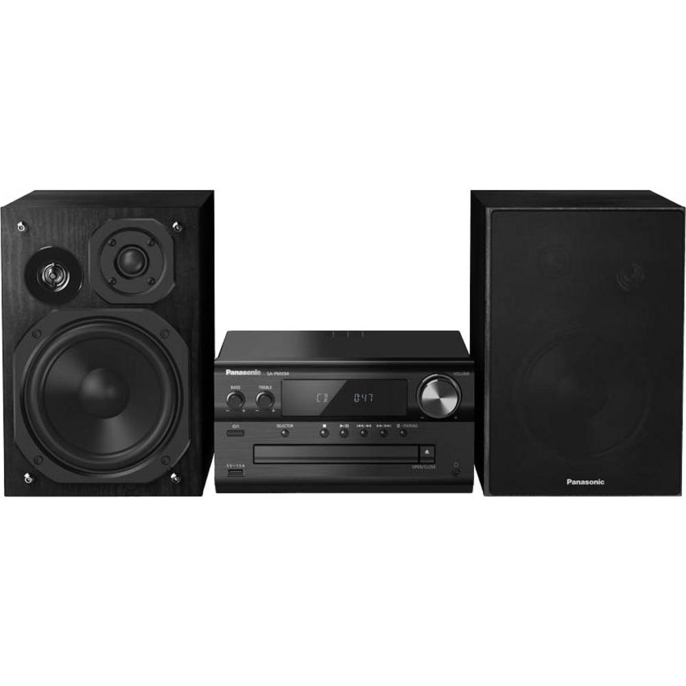 Panasonic SC-PMX94 stereo systém AUX, Bluetooth, DAB+, CD, FM, HD audio 2 x 60 W černá