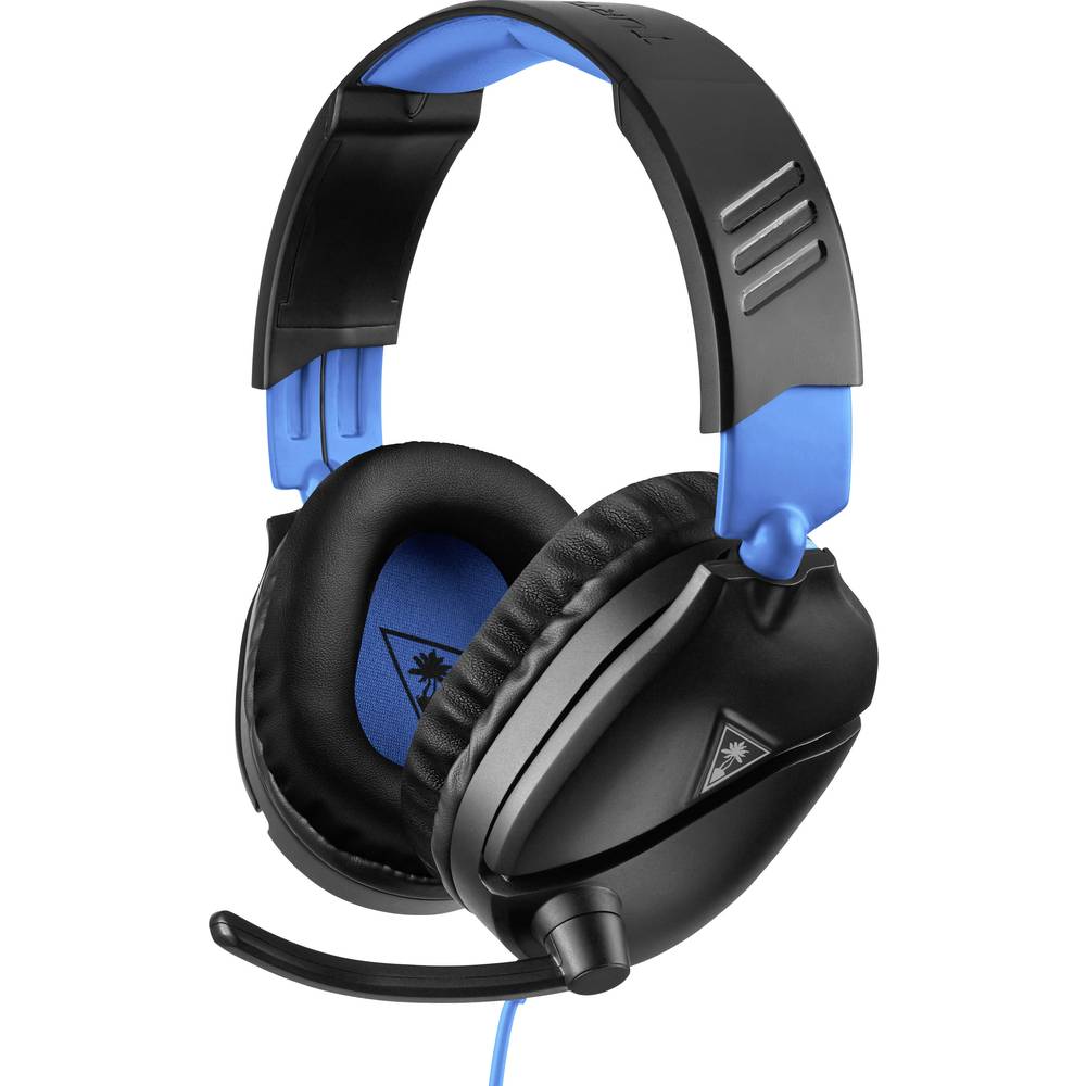 Turtle Beach Ear Force Recon 70P Gaming Sluchátka Over Ear kabelová stereo černá, modrá regulace hlasitosti, Vypnutí zvu