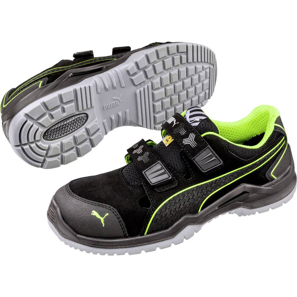 PUMA Neodyme Green Low 644300-48 ESD bezpečnostní obuv S1P, velikost (EU) 48, černá, zelená, 1 ks