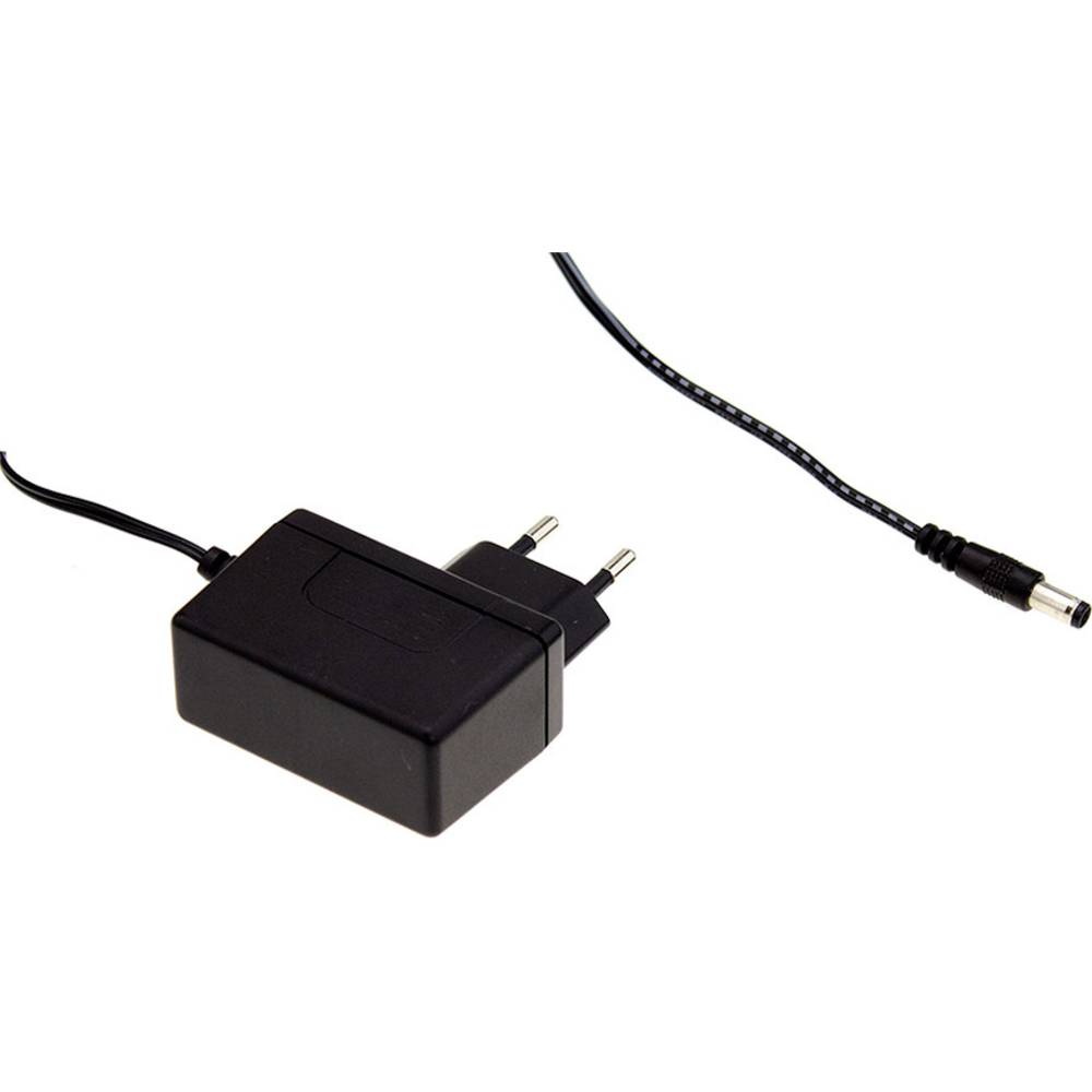Mean Well GSM12E18-P1J zásuvkový napájecí adaptér, stálé napětí, 18 V/DC, 0.66 A, 12 W, GSM12E18-P1J