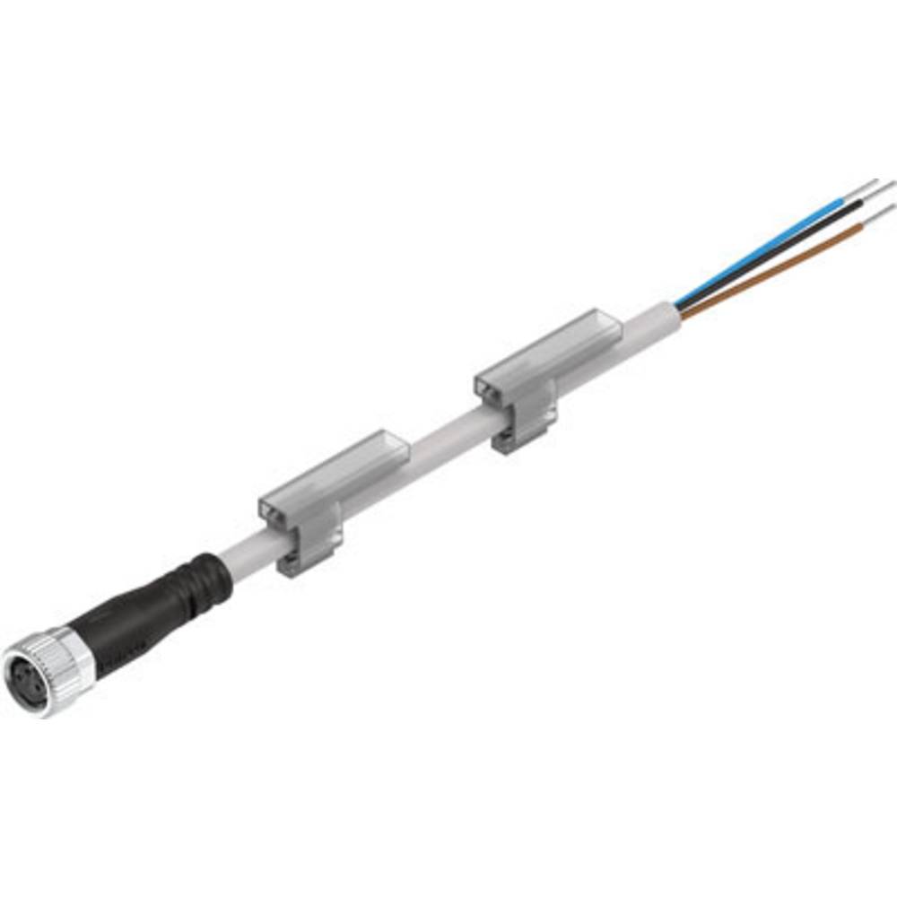FESTO NEBU-M8G3-R-2.5-LE3 připojovací kabel pro senzory - aktory, 569845, piny: 3, 2.50 m, 1 ks