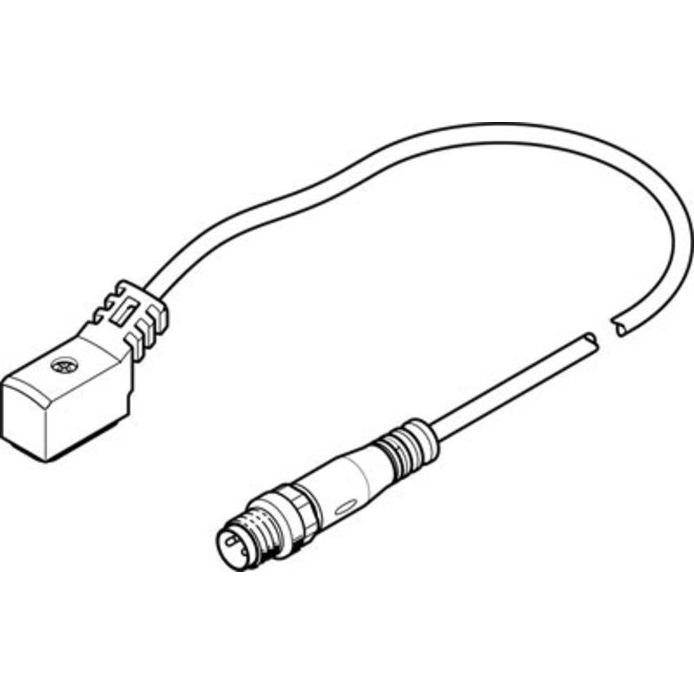 FESTO NEBV-Z4WA2L-R-E-2.5-N-M8G3-S1 připojovací kabel pro senzory - aktory, 8047684, piny: 2, 3, 2.50 m, 1 ks