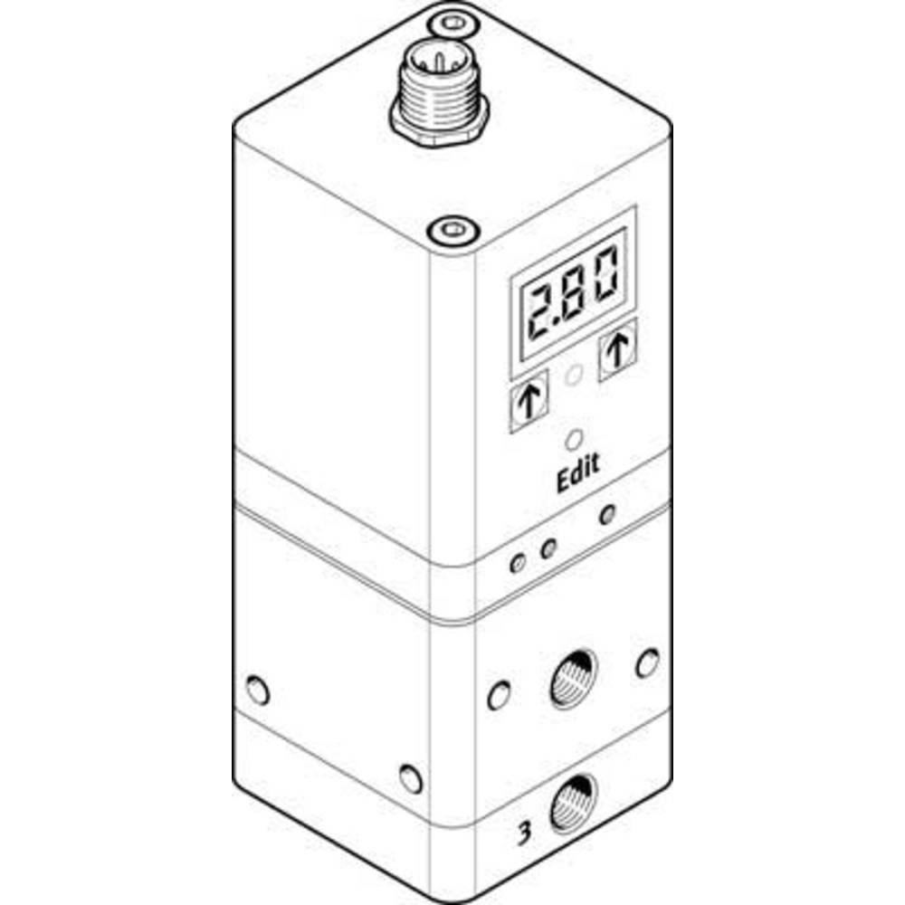 FESTO proporcionální regulační ventil tlaku 557777 VPPE-3-1-1/8-2-010-E1T G 1/8, G 1/8 Materiál pouzdra hliníková slitin