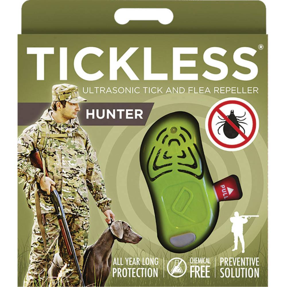 Tickless Hunter PRO-103GR ochrana proti klíšťatům (d x š x v) 60 x 27 x 20 mm zelená 1 ks