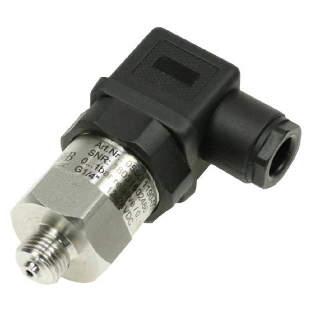 B + B Thermo-Technik senzor tlaku 1 ks 0550 1191-001 -1 bar do 1 bar kabel, 3žilový (Ø x d) 27 mm x 53 mm