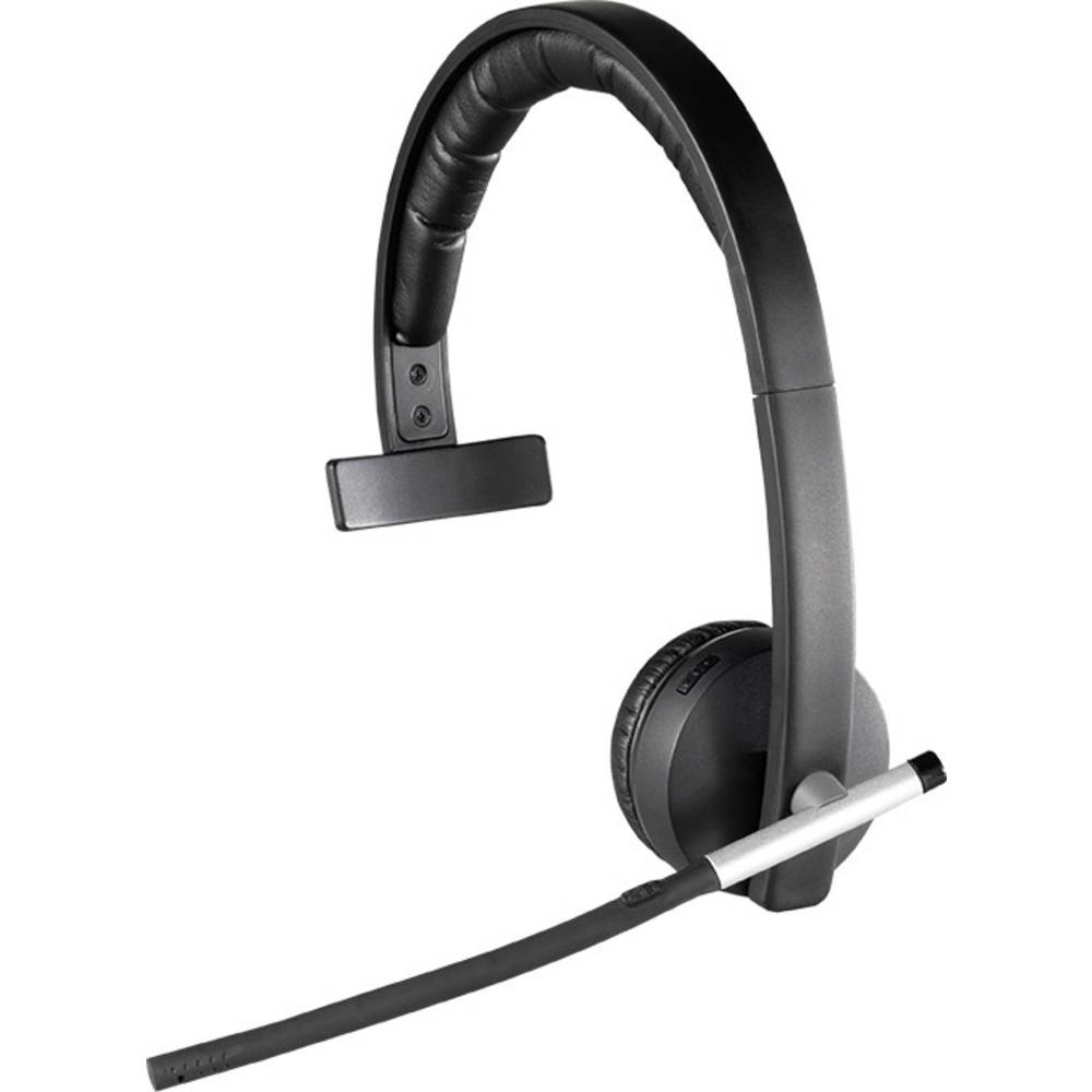 Logitech Mono H820e Počítače Sluchátka On Ear bezdrátová, kabelová, DECT mono Vypnutí zvuku mikrofonu