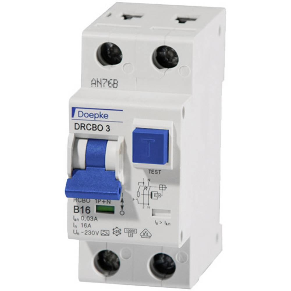 Doepke 09932102 proudový chránič/elektrický jistič 1pólový 10 A 0.03 A 230 V