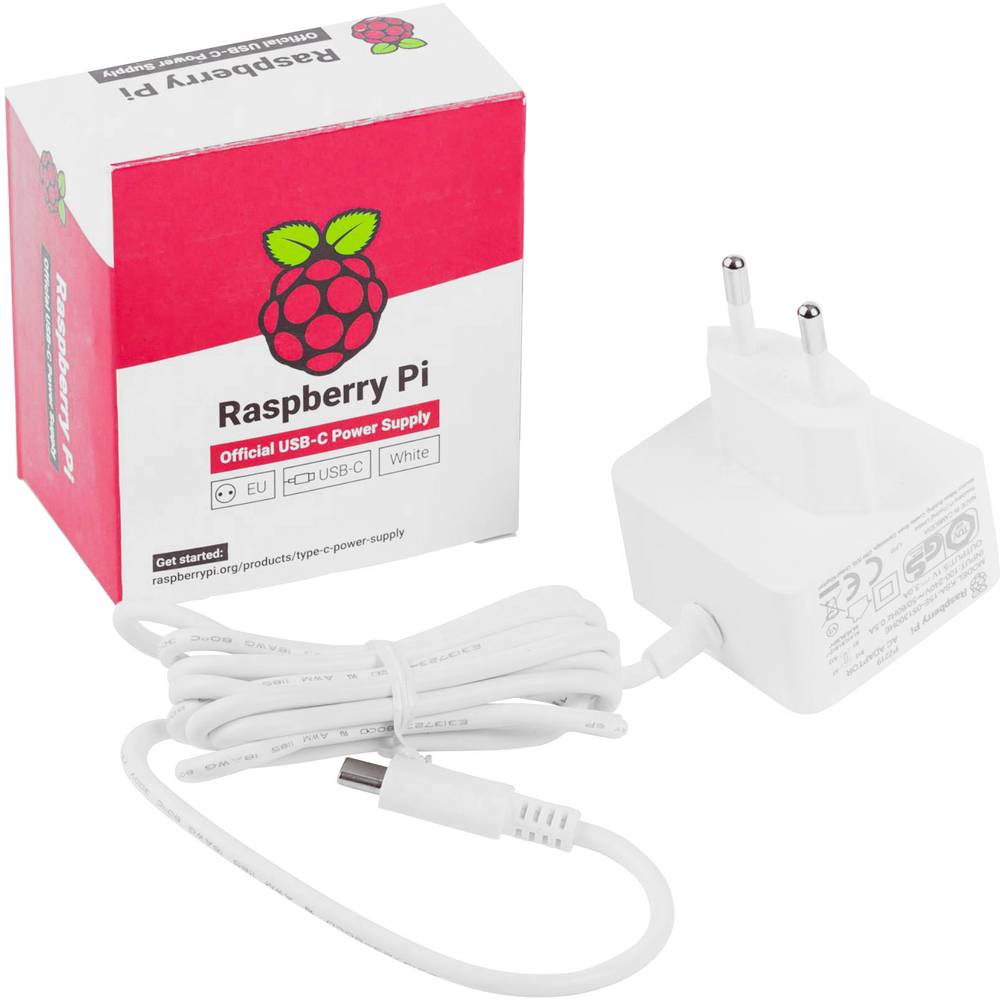 Raspberry Pi® Raspberry Pi zásuvkový napájecí adaptér, stálé napětí Vhodné pro (vývojové sady): Raspberry Pi Výstupní pr