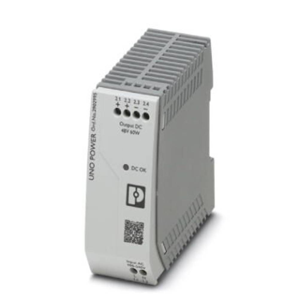 Phoenix Contact UNO-PS/1AC/48DC/ 60W síťový zdroj na DIN lištu, 1.25 A, 60 W