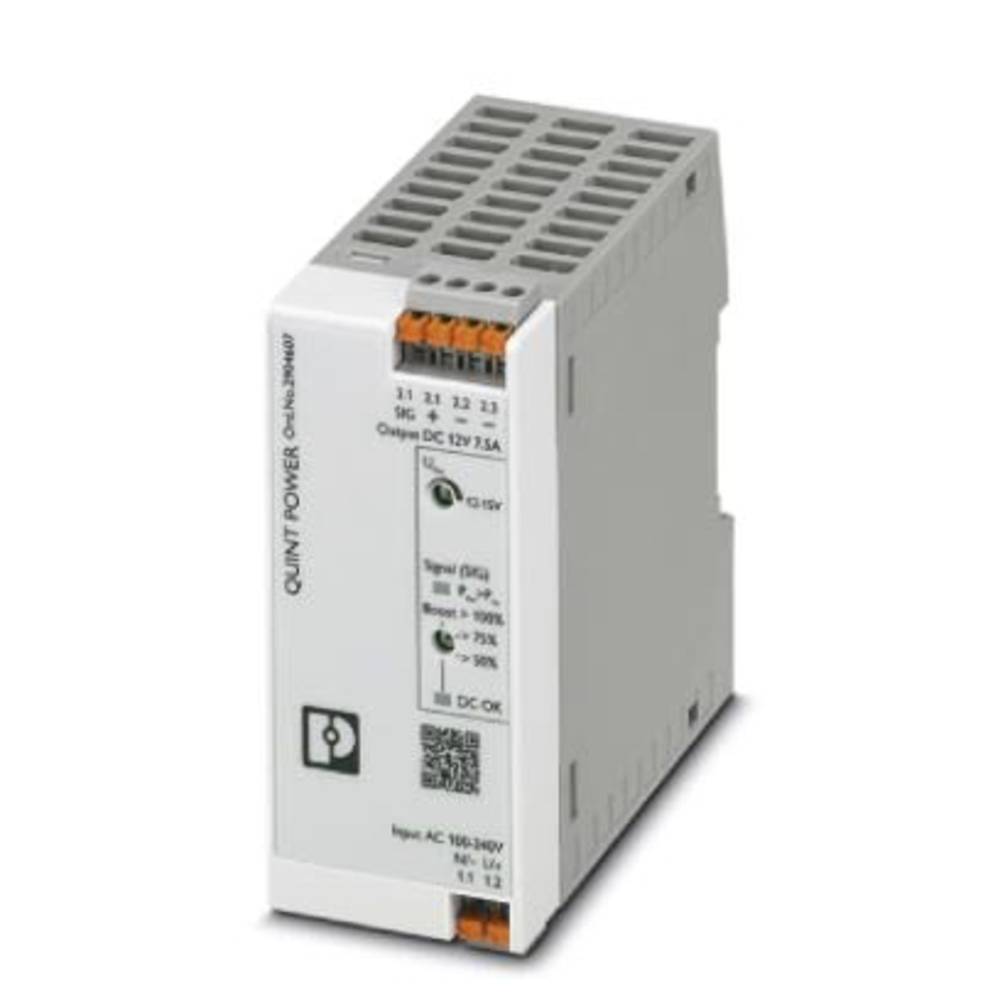 Phoenix Contact QUINT4-PS/1AC/12DC/7.5/PT síťový zdroj na DIN lištu, 7.5 A, 90 W