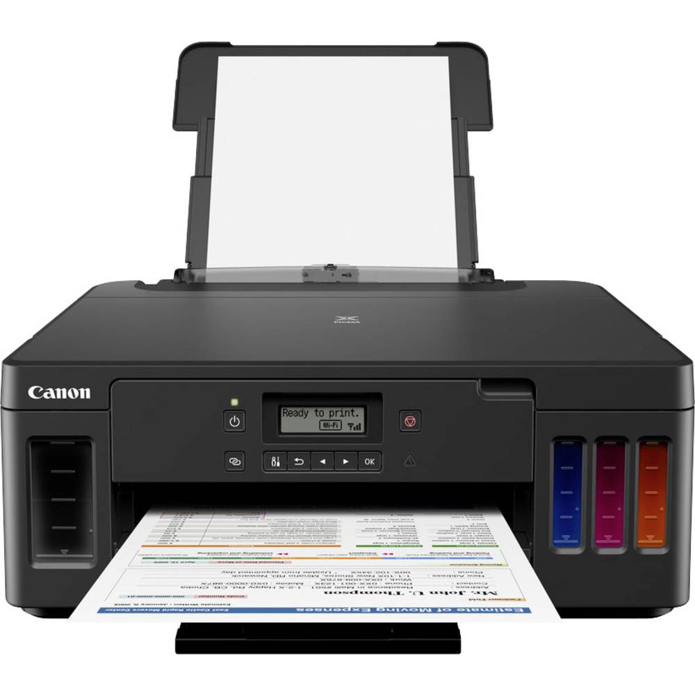 Canon PIXMA G5050 barevná inkoustová tiskárna A4 Tintentank systém, LAN, Wi-Fi, duplexní